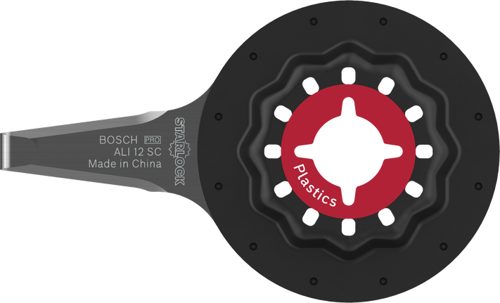 Hoja multiherramienta Bosch PRO ALI 12 SC para plásticos.